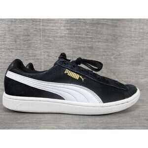 Puma Black Suede Classic Low Skate Shoes Size 6 Womens